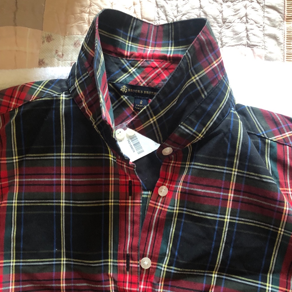 Brooks Brothers Tartan Shirt Dress